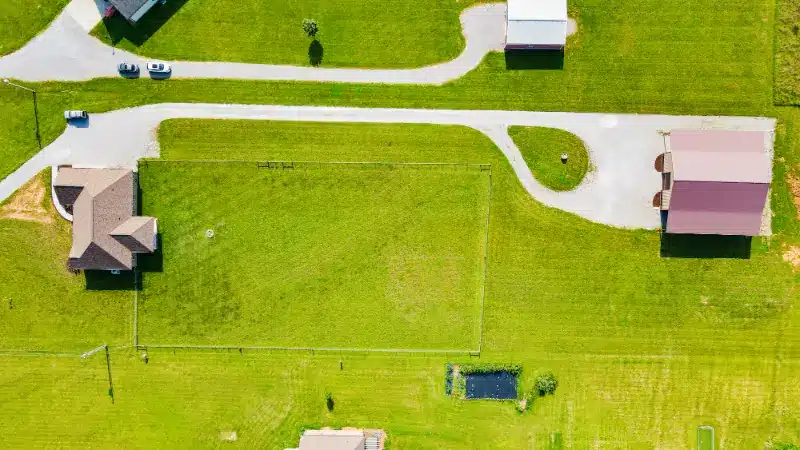 930 Eastover Rd overhead drone shot