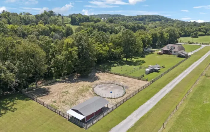 5325 Tater Peeler Rd drone View of backyard