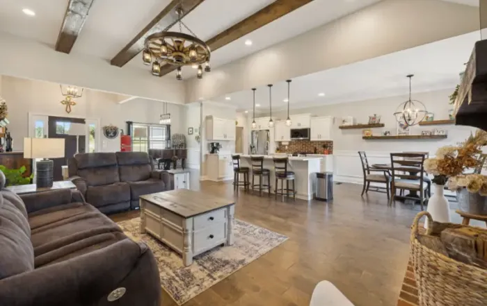 5325 Tater Peeler Rd Open floor concept living area with country charm