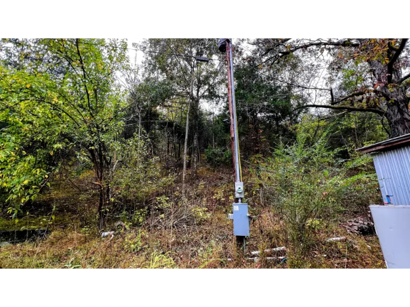 441 Pumpkin Hollow Rd utility pole with 200 amp service.