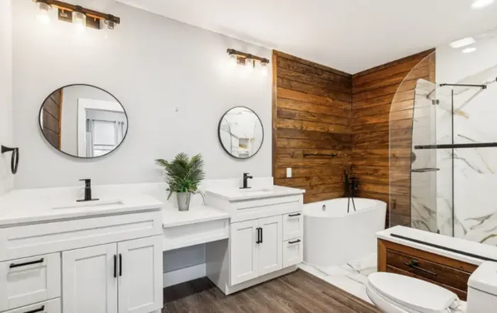 Primary bathroom of 1002 Spain Ave Unit A Nashville TN